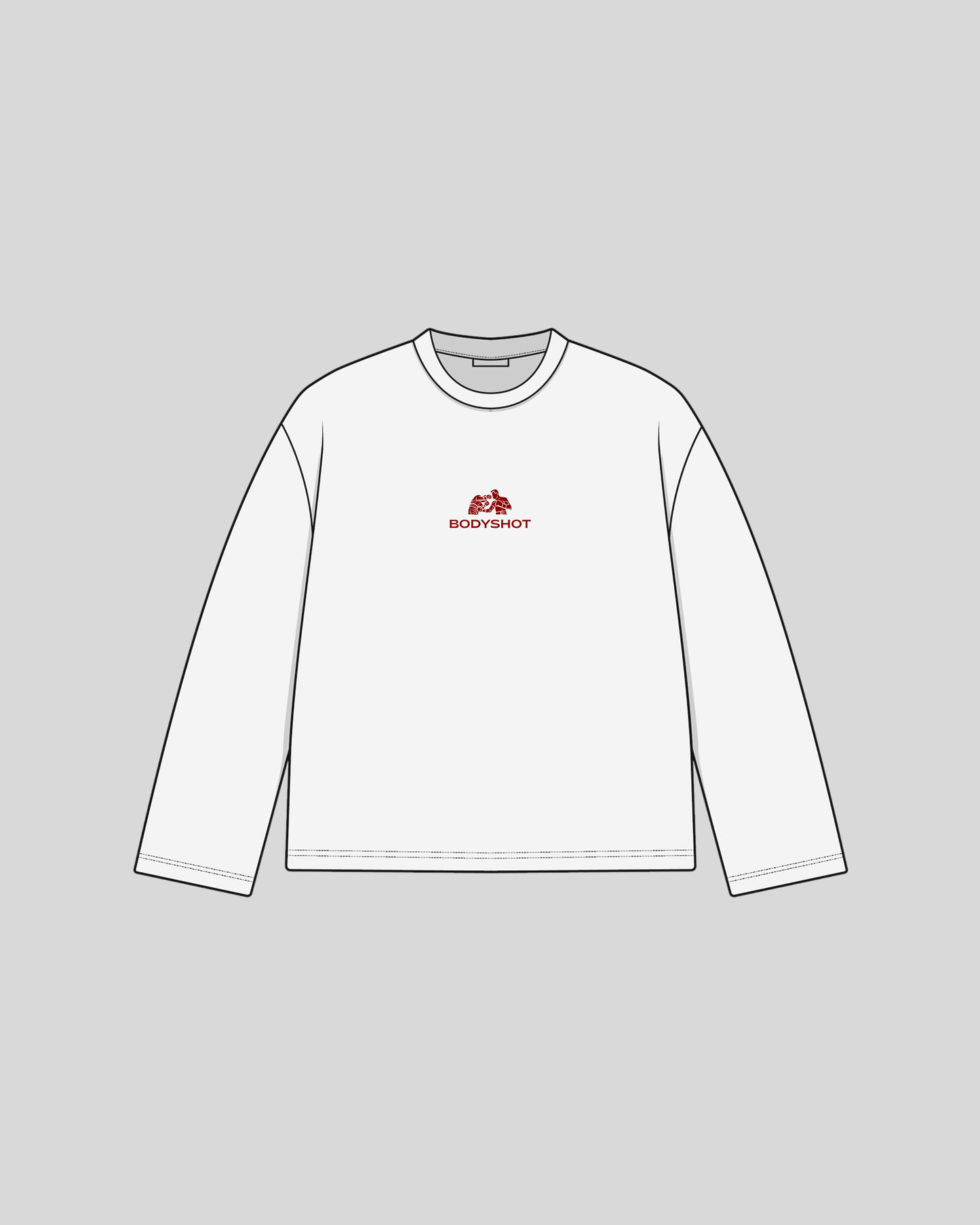 Overhand Solves Problems Longsleeve Red/White