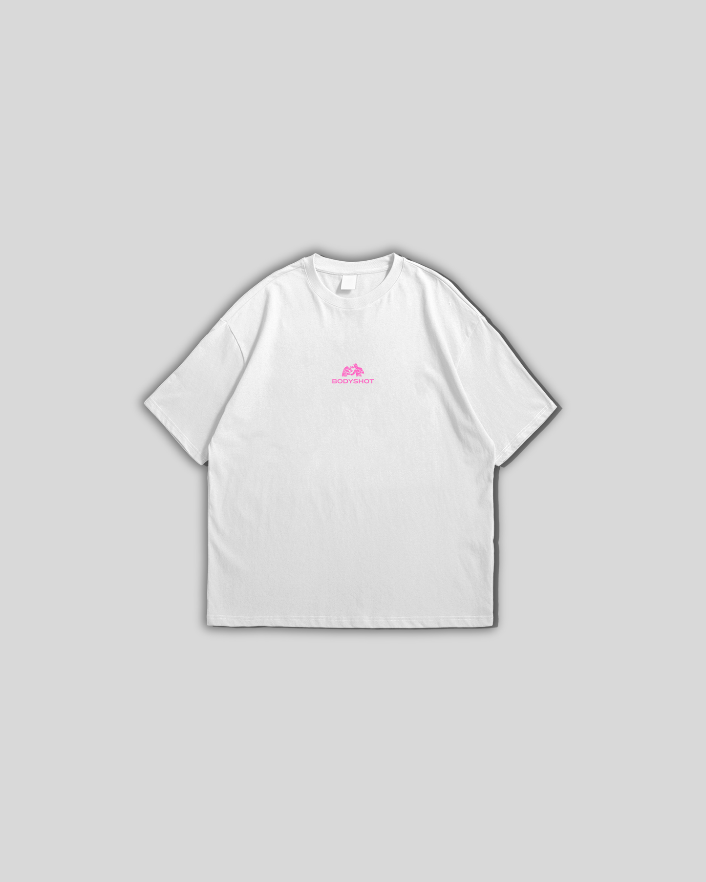 Overhand Solves Problems T-Shirt Pink/White