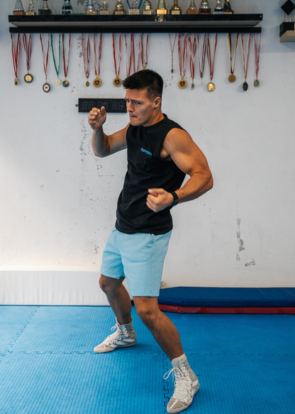 Light Sparring TankTop Black/Blue
