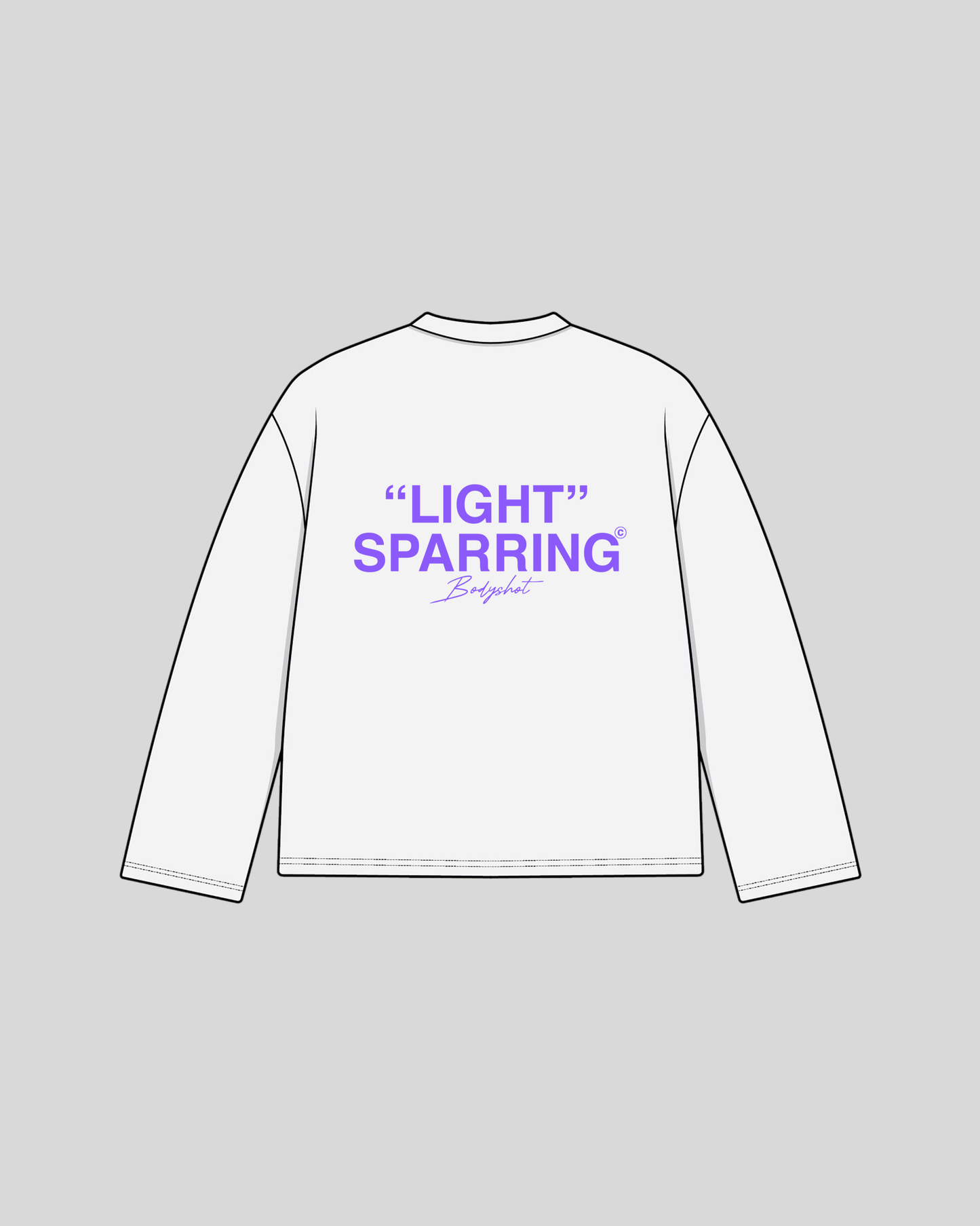 Light Sparring Longsleeve Purple/White