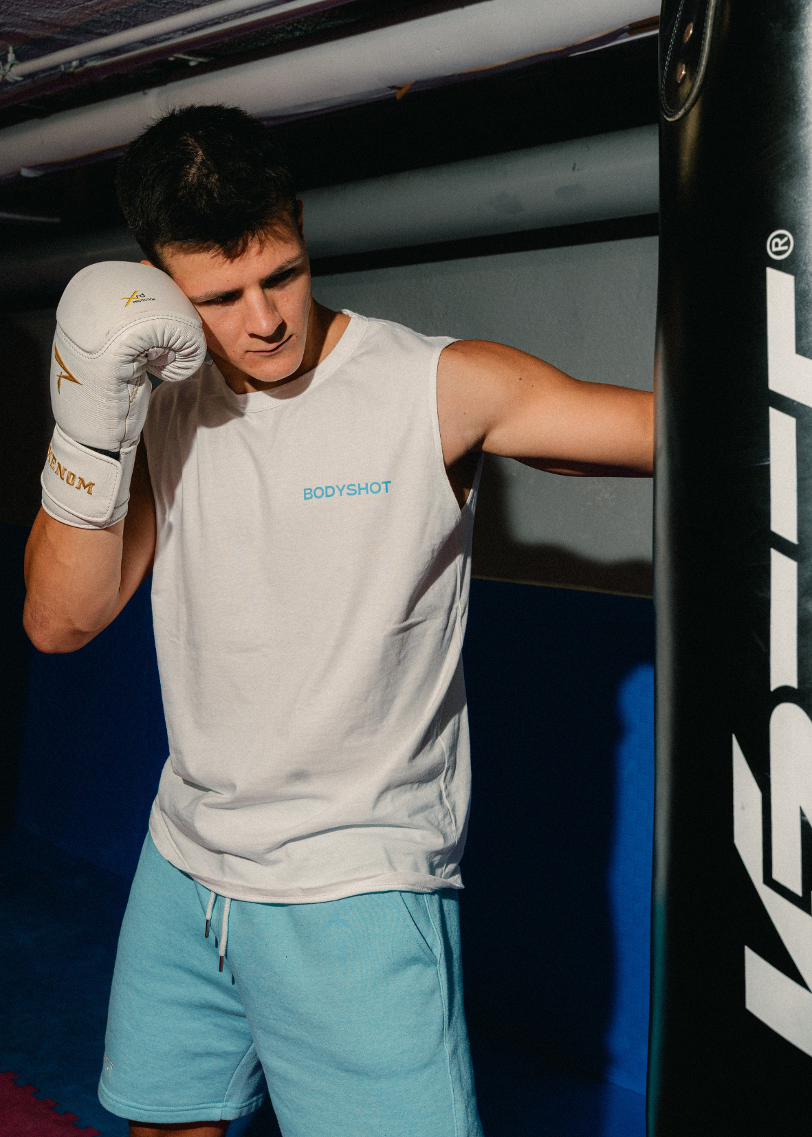 Light Sparring TankTop White/Blue