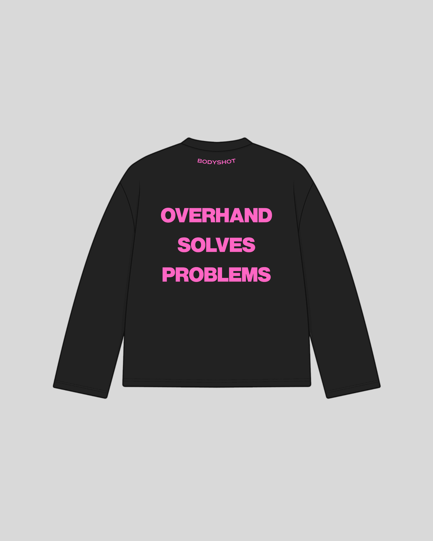 Overhand Solves Problems Longsleeve Pink/Black