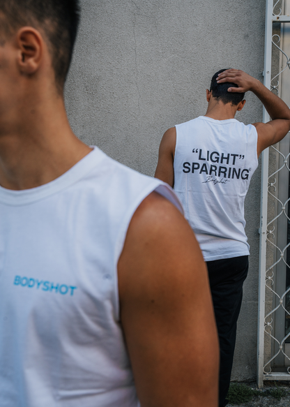 Light Sparring TankTop White/Black