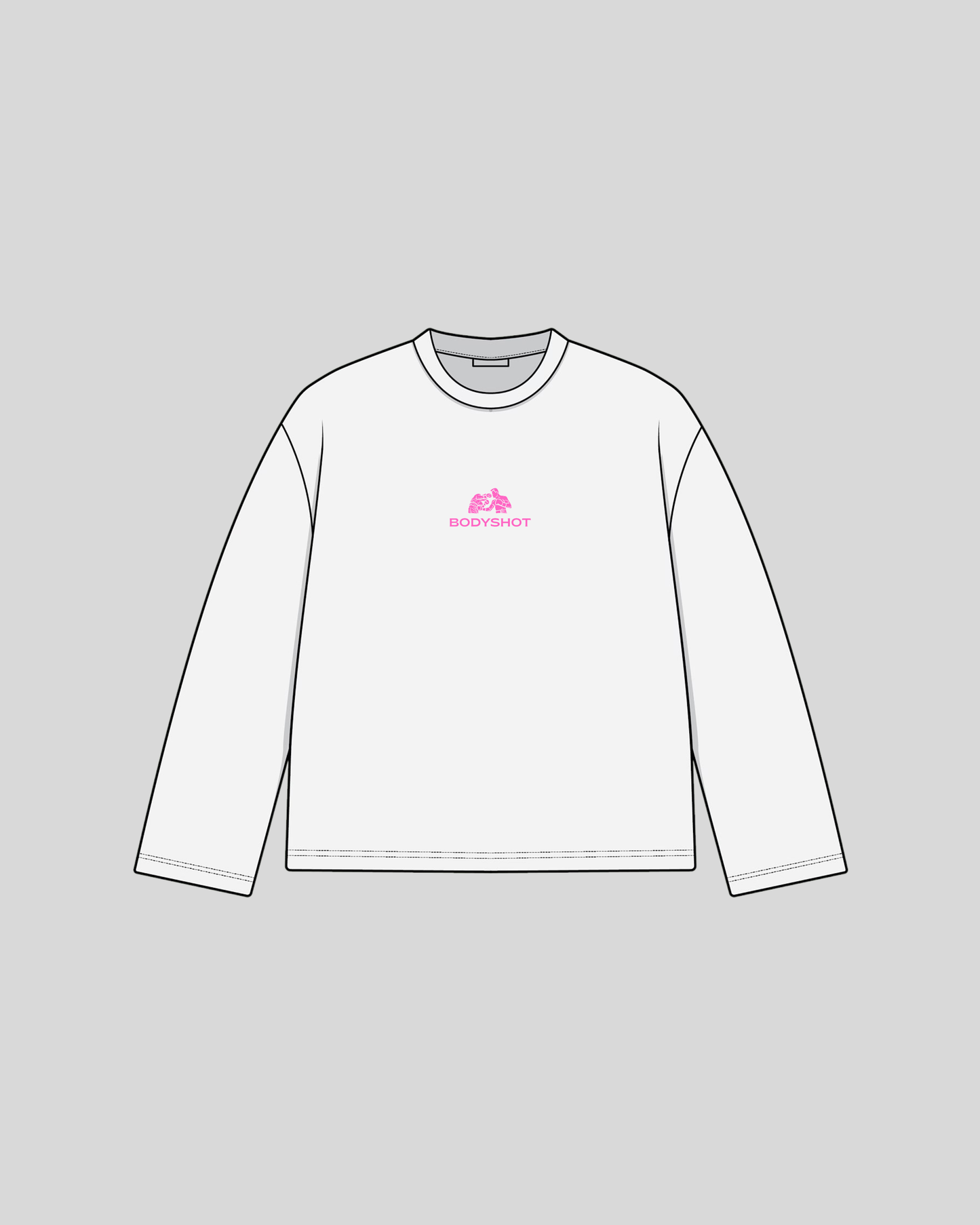 Overhand Solves Problems Longsleeve Pink/White