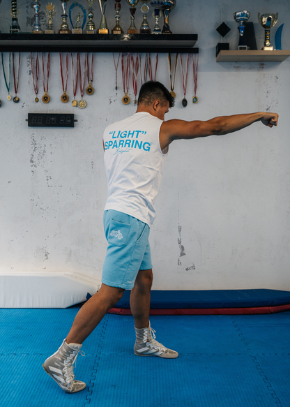Light Sparring TankTop White/Blue