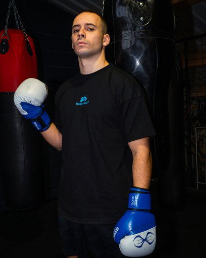 Overhand Solves Problems T-Shirt Babyblue/Black