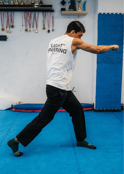 Light Sparring TankTop White/Black