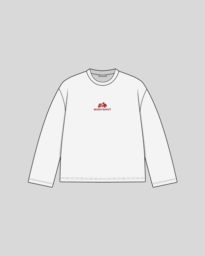 Overhand Solves Problems Longsleeve Red/White