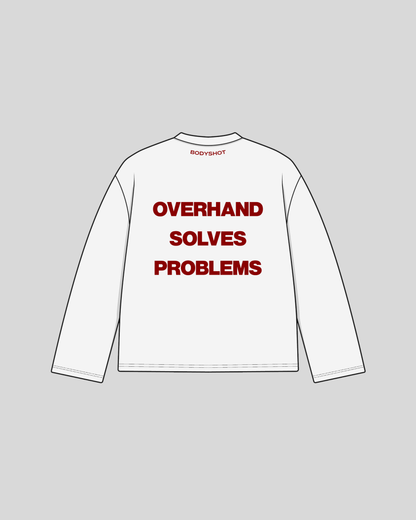 Overhand Solves Problems Longsleeve Red/White