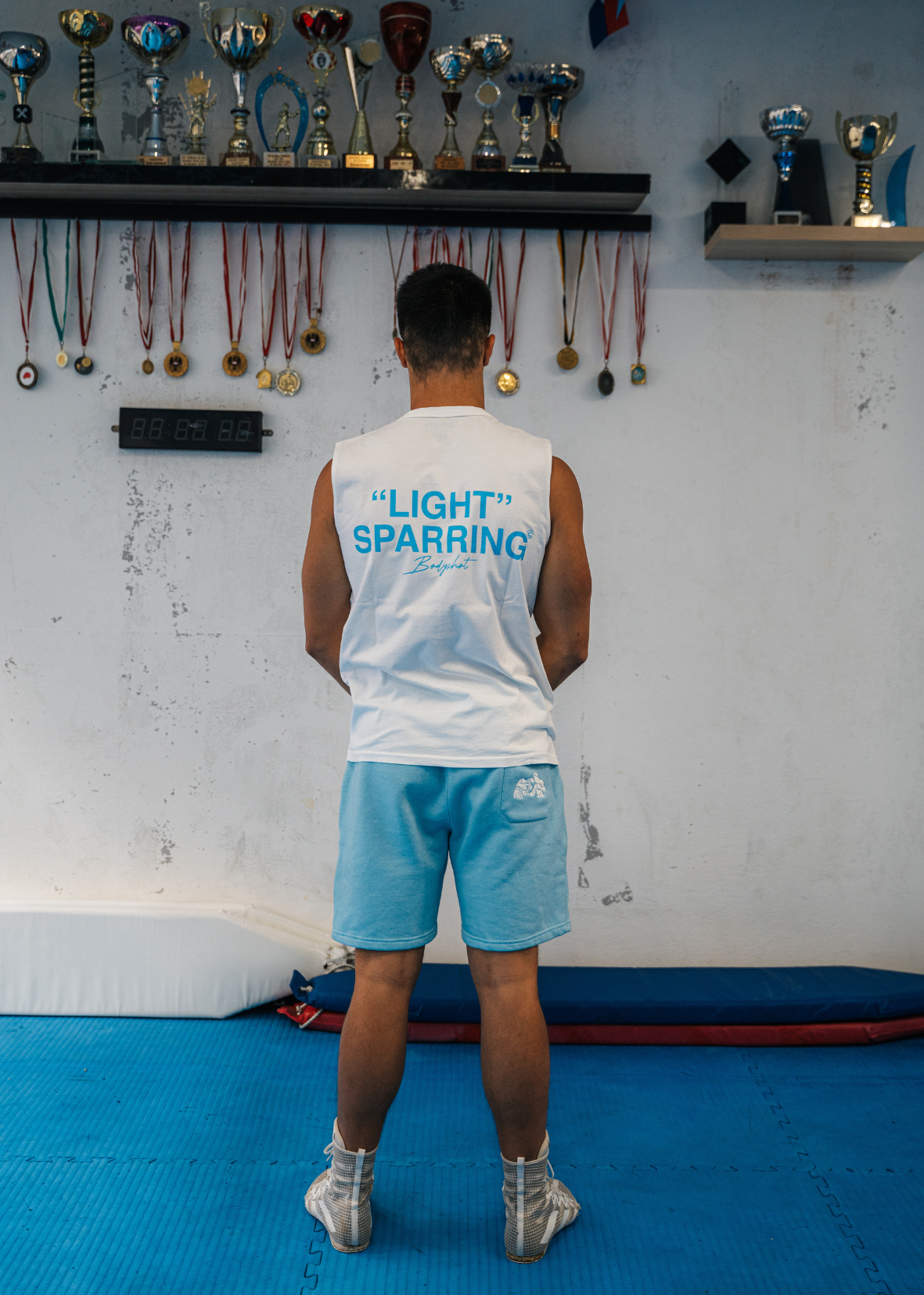 Light Sparring TankTop White/Blue