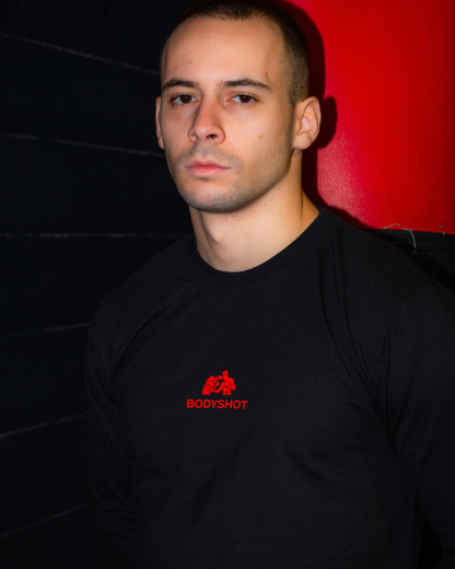 Overhand Solves Problems Longsleeve Red/Black