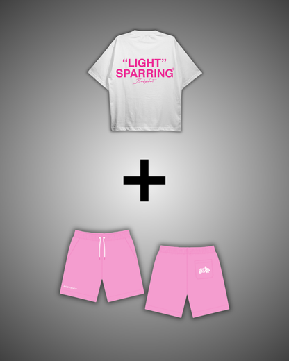 Light Sparring Set Pink/White