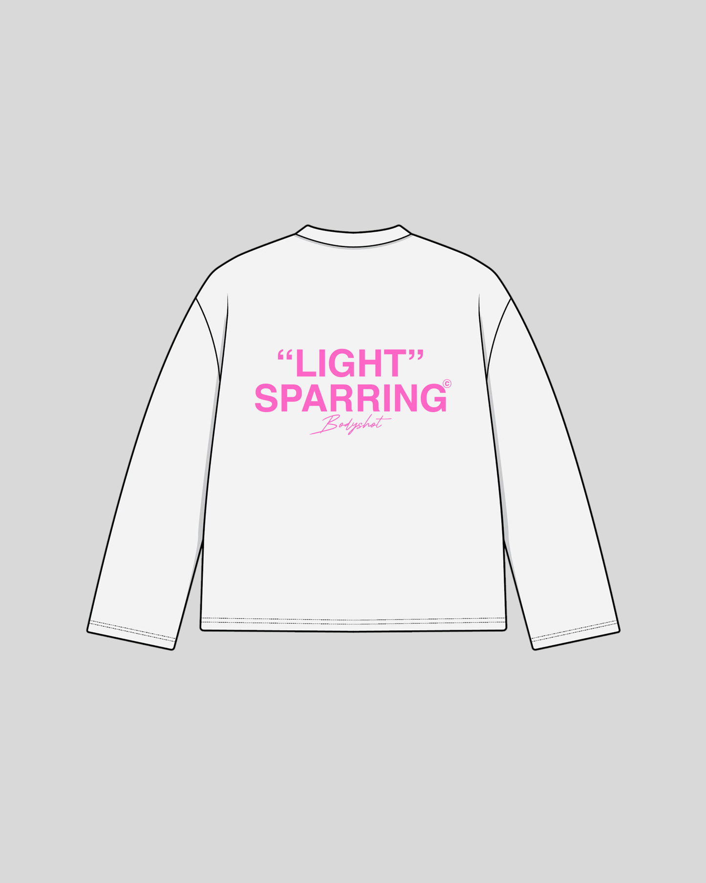 Light Sparring Longsleeve Pink/White