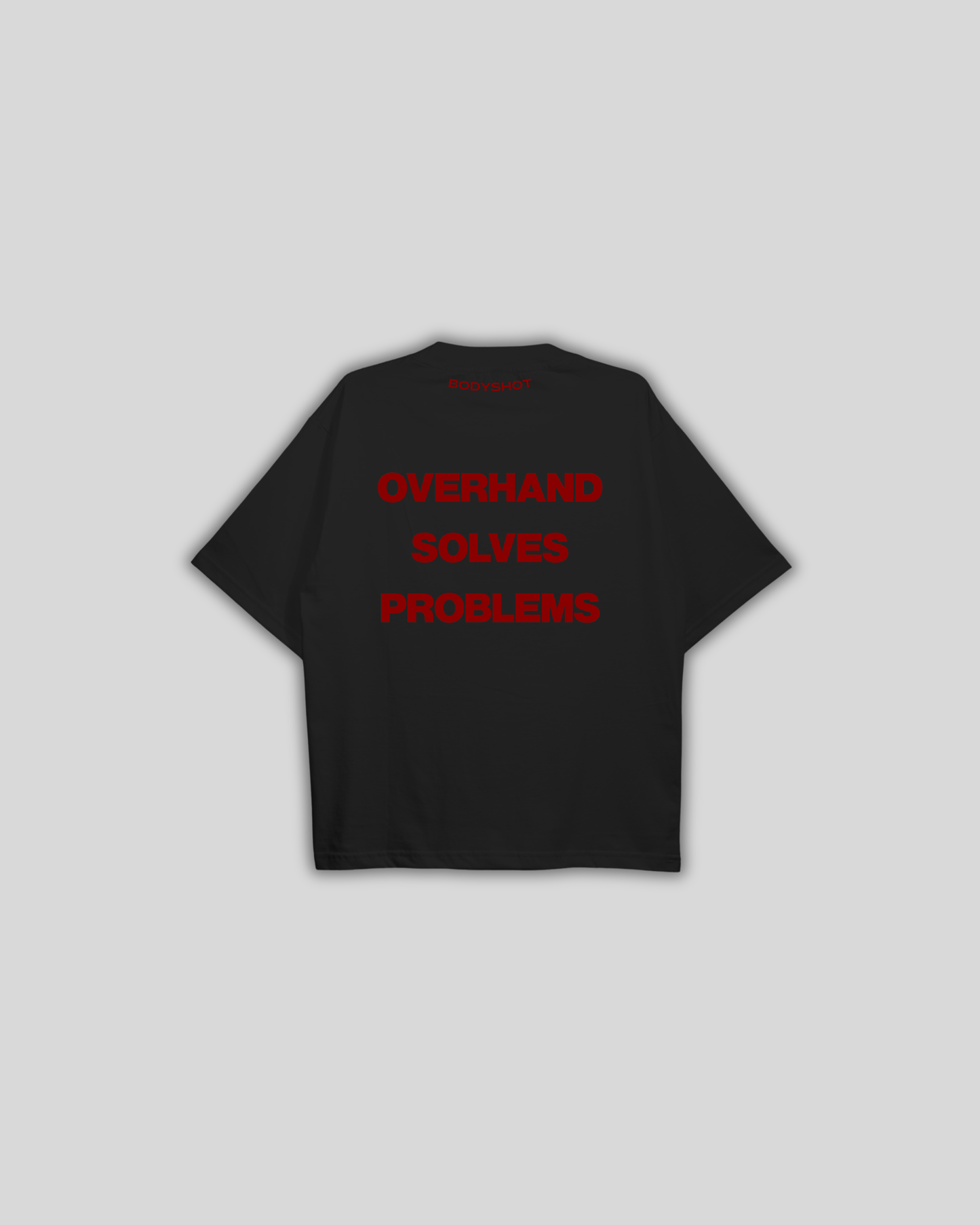 Overhand Solves Problems T-Shirt Red/Black