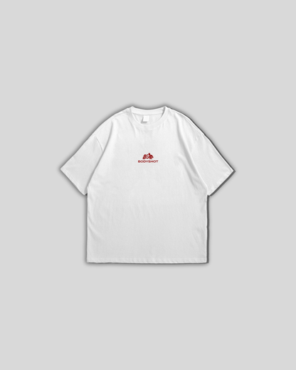 Overhand Solves Problems T-Shirt Red/White