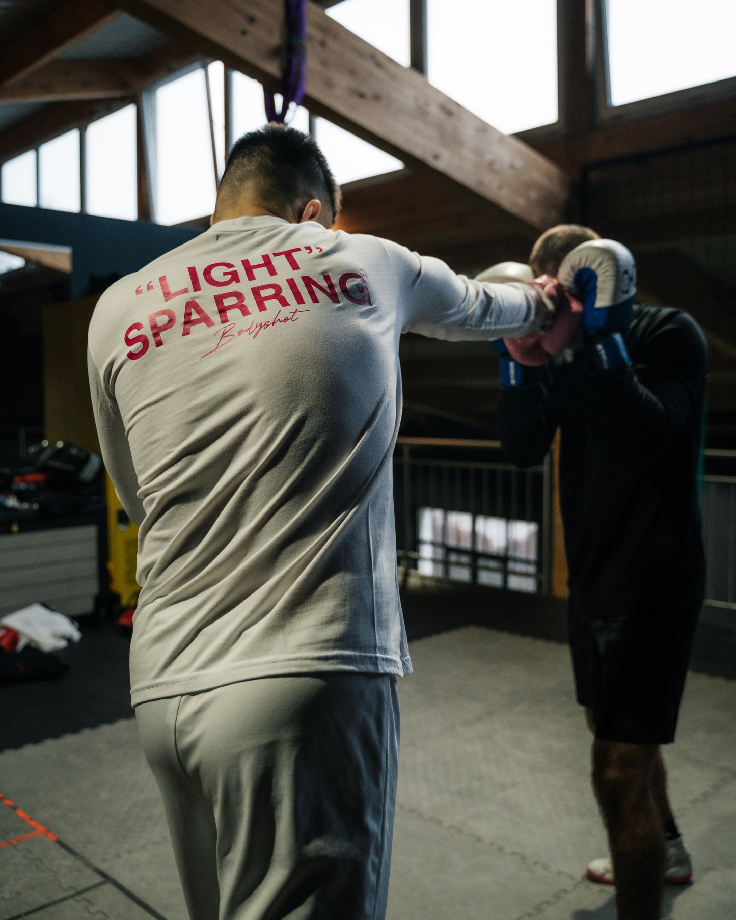 Light Sparring Longsleeve Pink/White