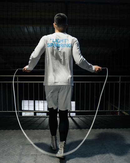 Light Sparring Longsleeve Babyblue/White