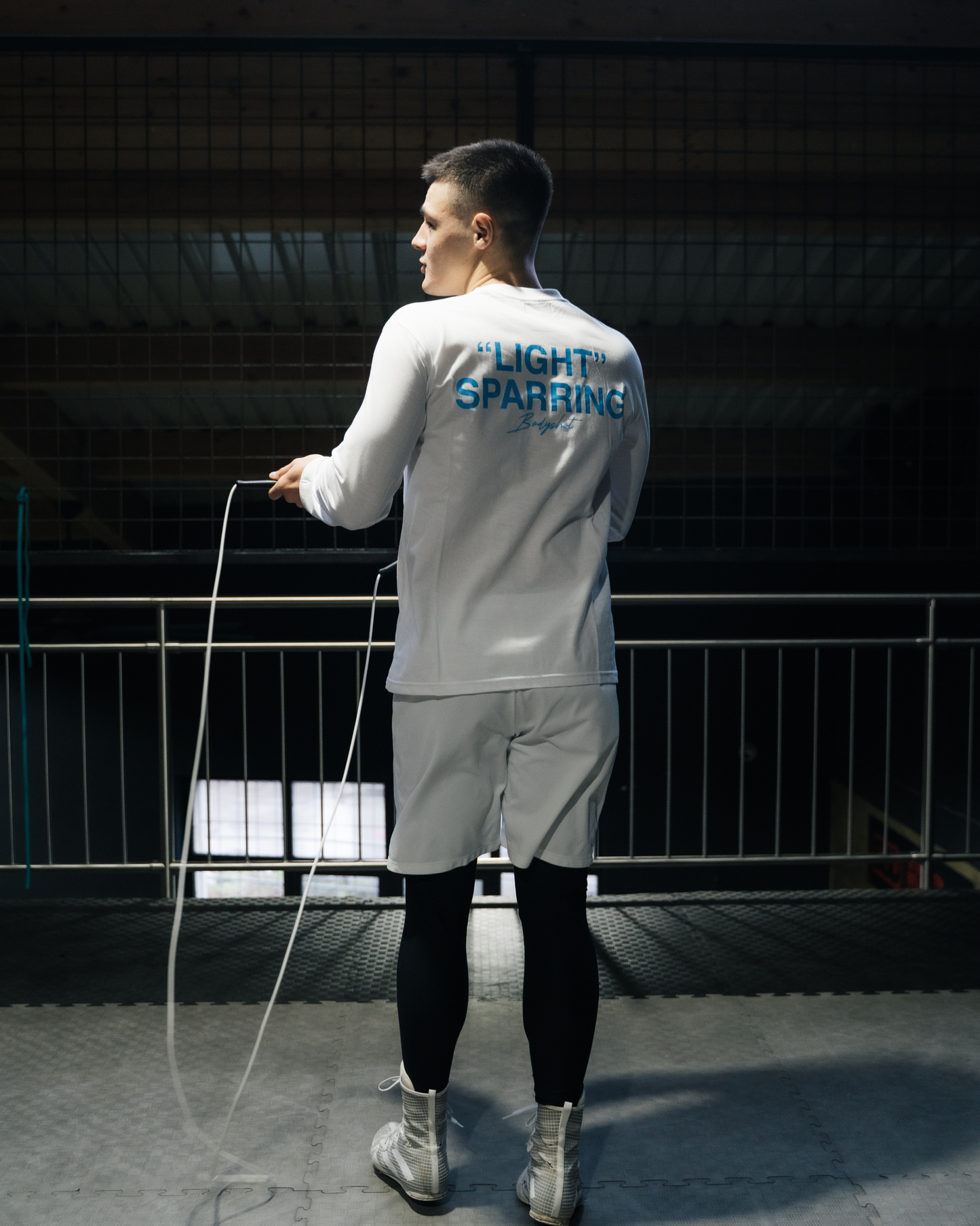 Light Sparring Longsleeve Babyblue/White