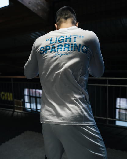 Light Sparring Longsleeve Babyblue/White