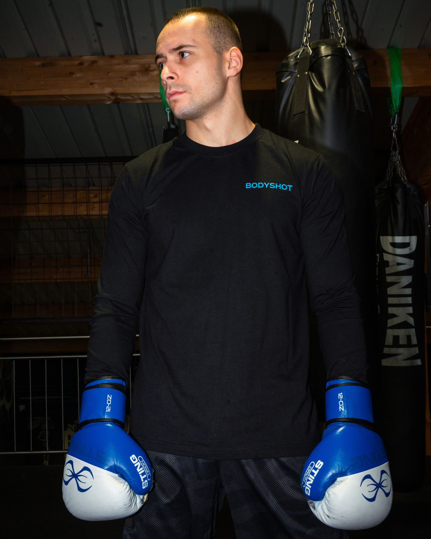 Light Sparring Longsleeve Babyblue/Black