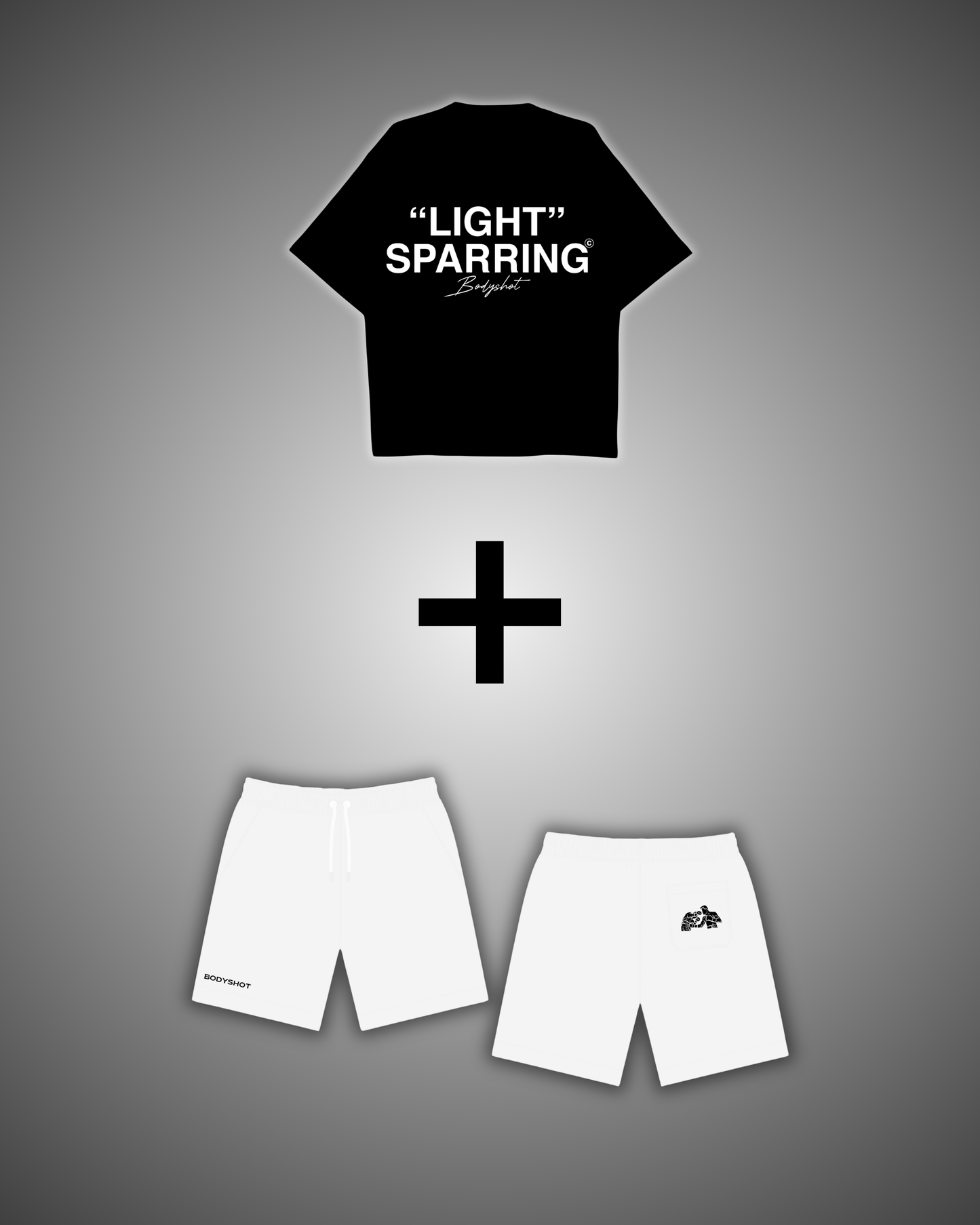 Light Sparring Set Black/White