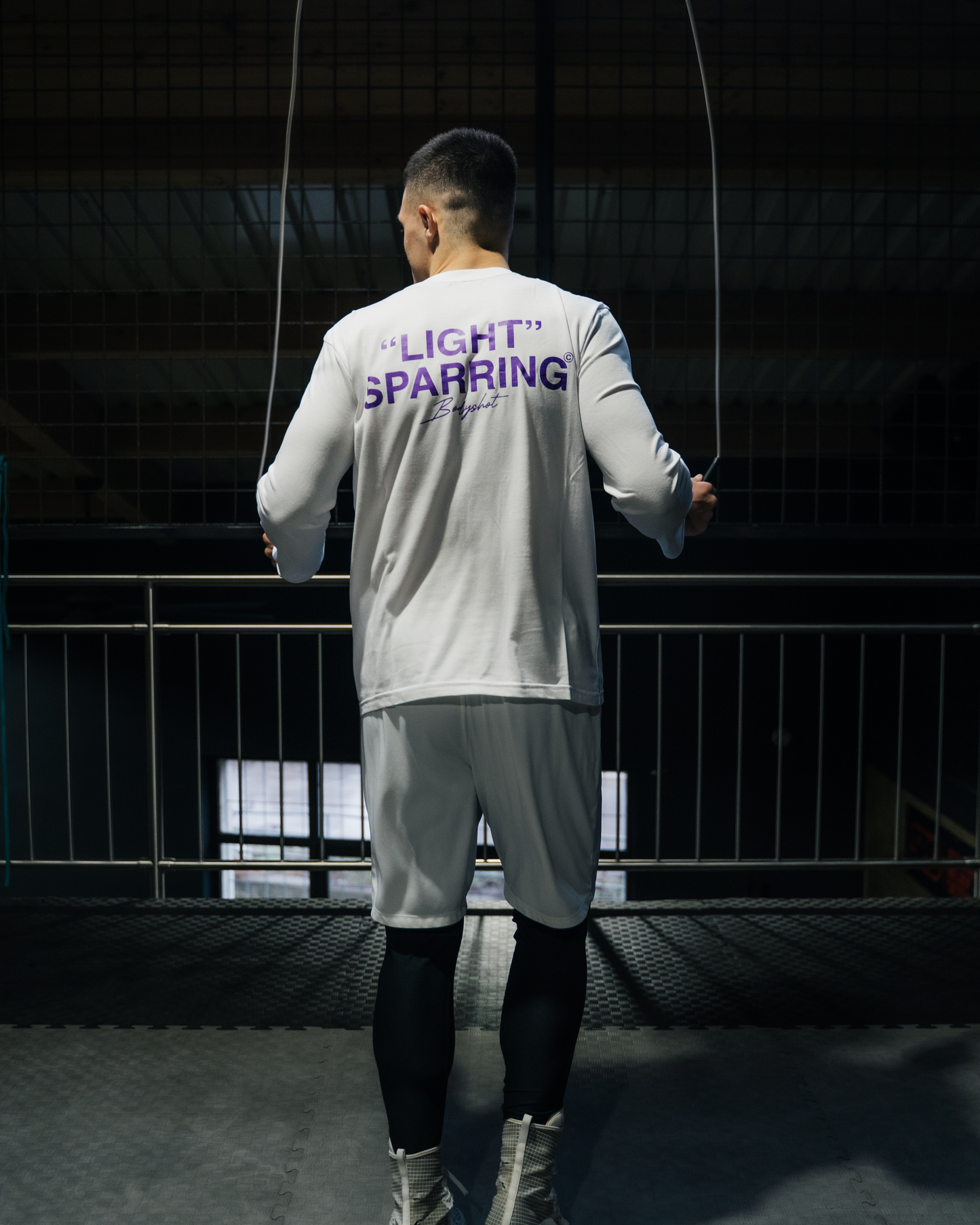 Light Sparring Longsleeve Purple/White