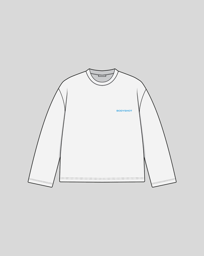 Light Sparring Longsleeve Babyblue/White