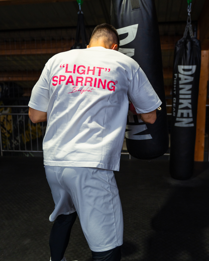 Light Sparring T-Shirt Pink/White