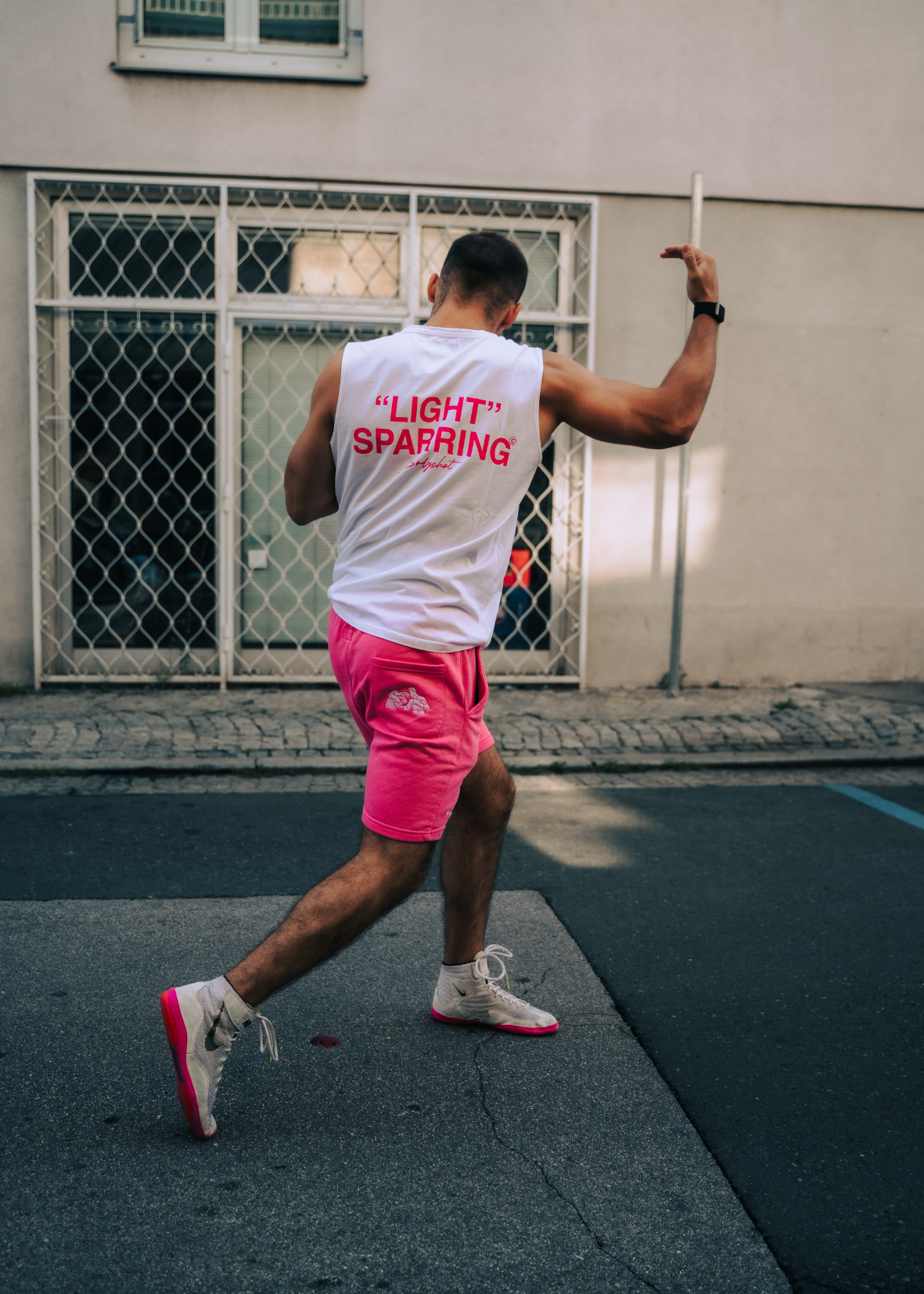 Light Sparring TankTop White/Pink