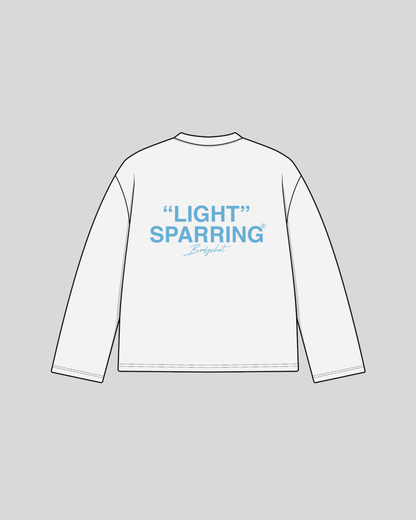 Light Sparring Longsleeve Babyblue/White