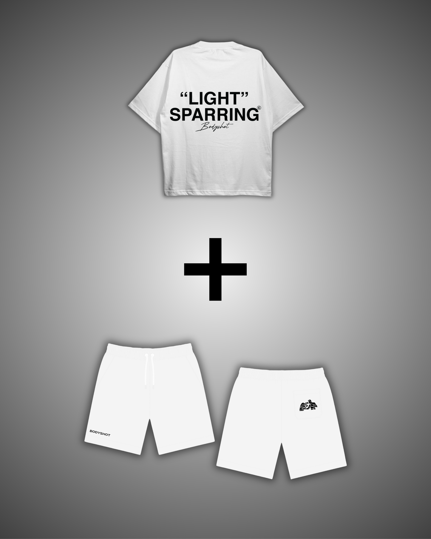 Light Sparring Set Full White