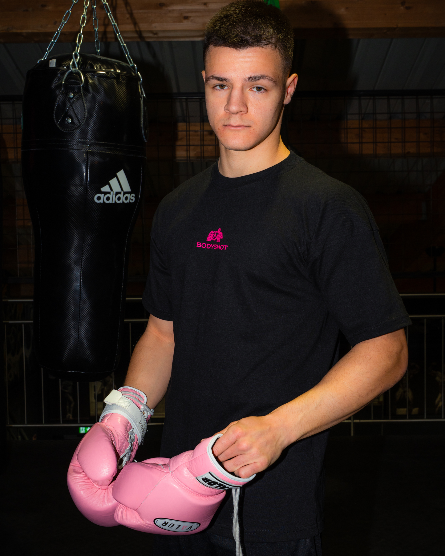 Overhand Solves Problems T-Shirt Pink/Black