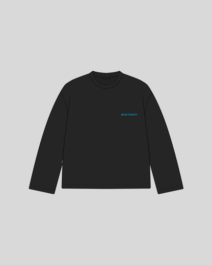 Light Sparring Longsleeve Babyblue/Black