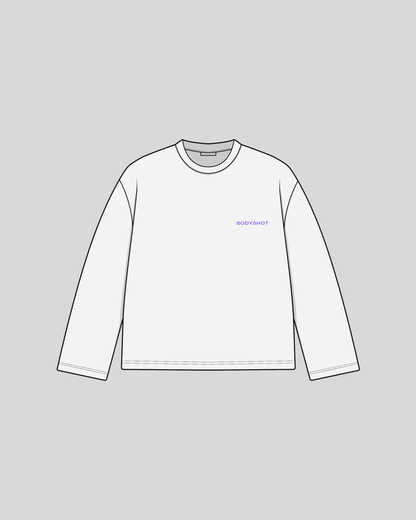 Light Sparring Longsleeve Purple/White