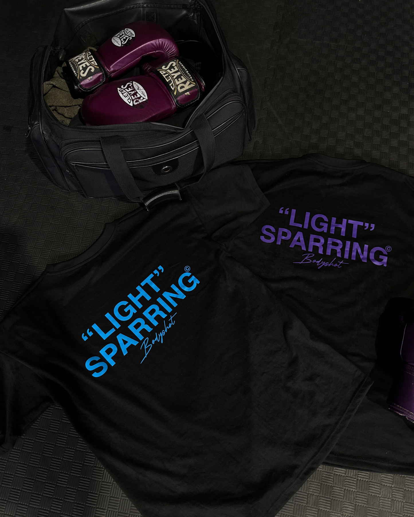 Light Sparring T-Shirt Babyblue/Black