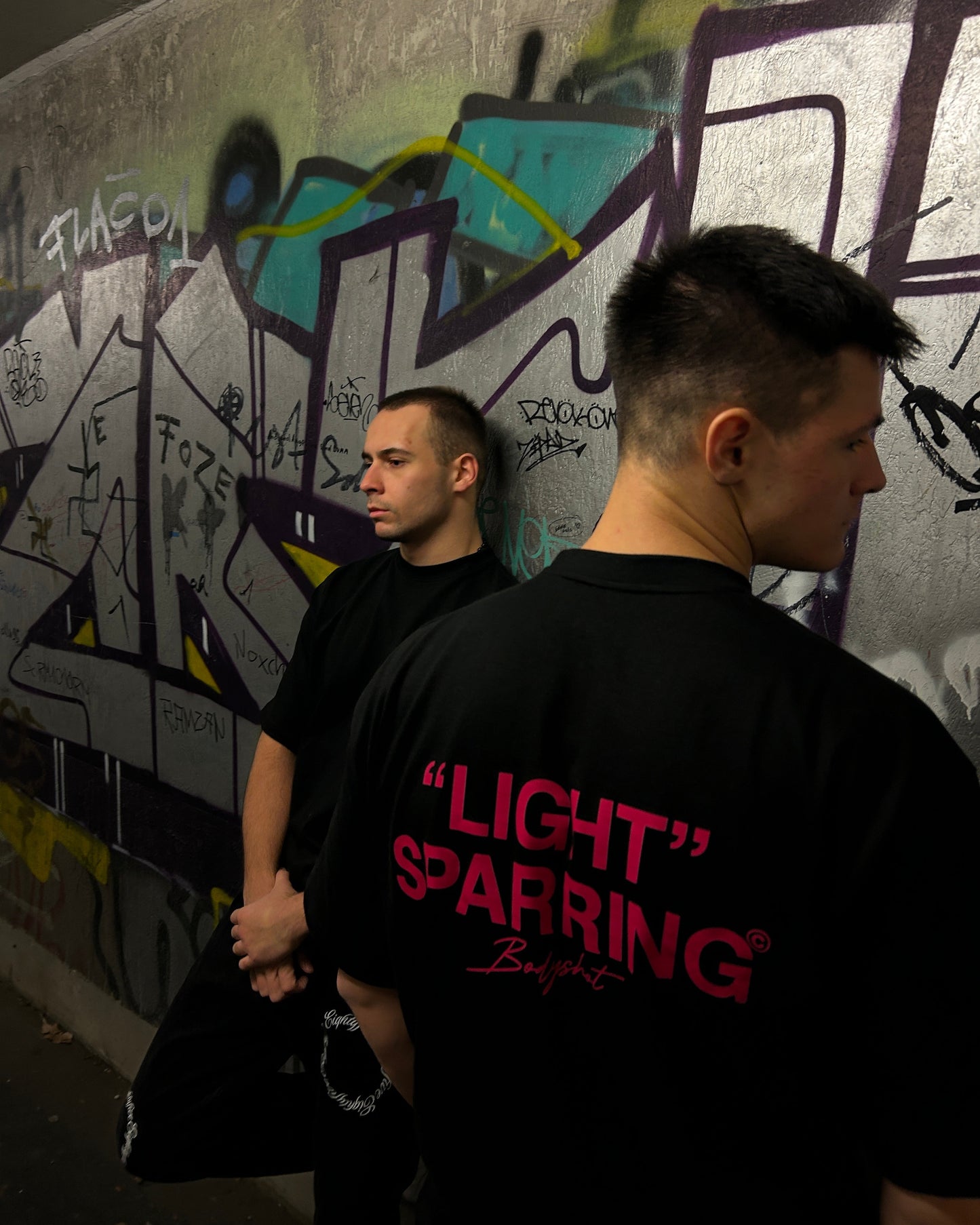 Light Sparring T-Shirt Pink/Black