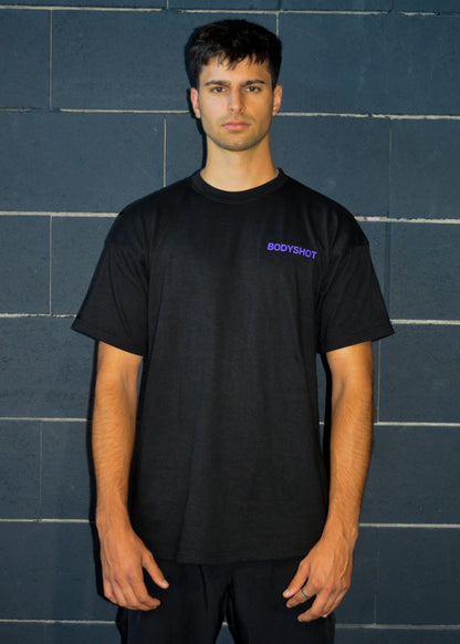 Light Sparring T-Shirt Black/Purple