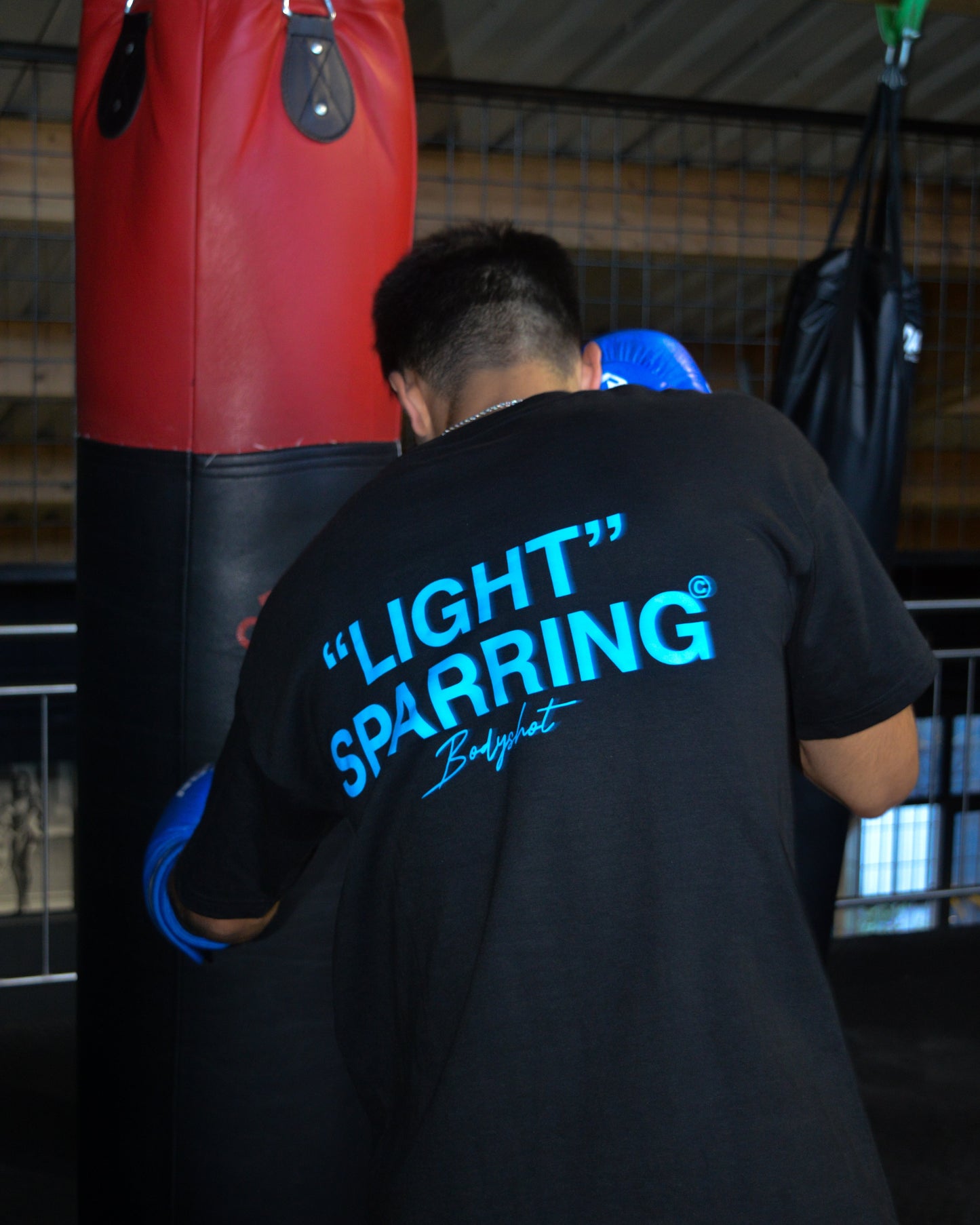 Light Sparring T-Shirt Babyblue/Black