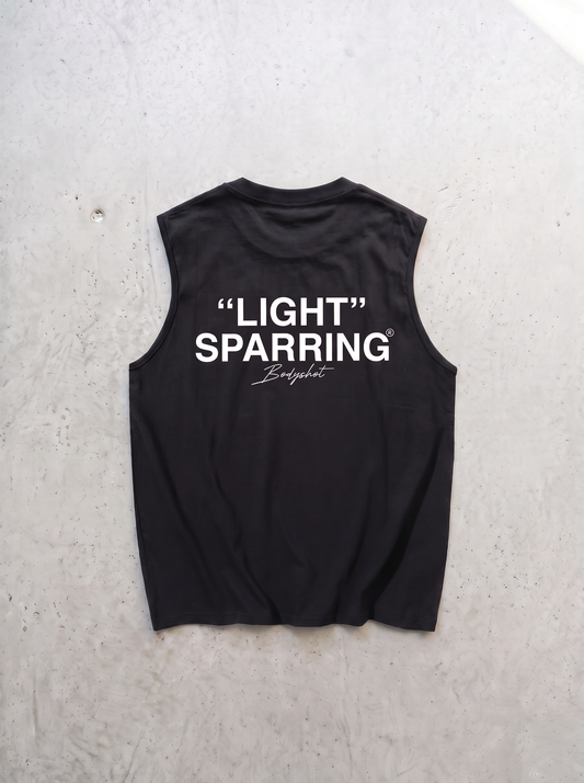 Light Sparring TankTop Black/White