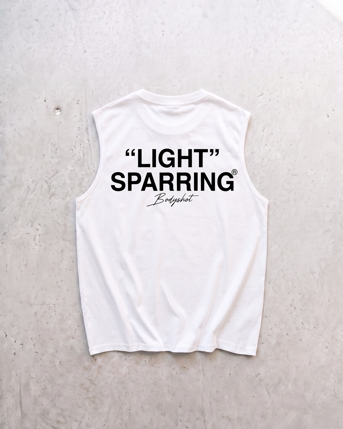 Light Sparring TankTop White/Black