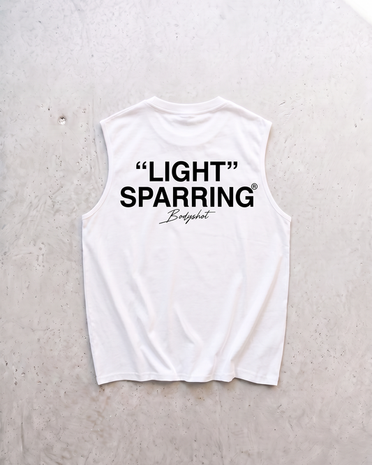 Light Sparring TankTop White/Black
